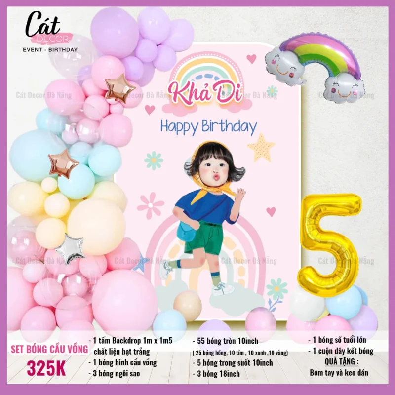 Set bóng Cầu vồng