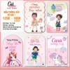 Phông nền sinh nhật bé gái