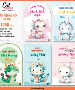 Phông nền sinh nhật tuổi Rồng