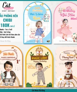 Phông nền sinh nhật tuổi Rồng có ảnh bé