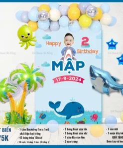 Set bóng phông nền Biển cả