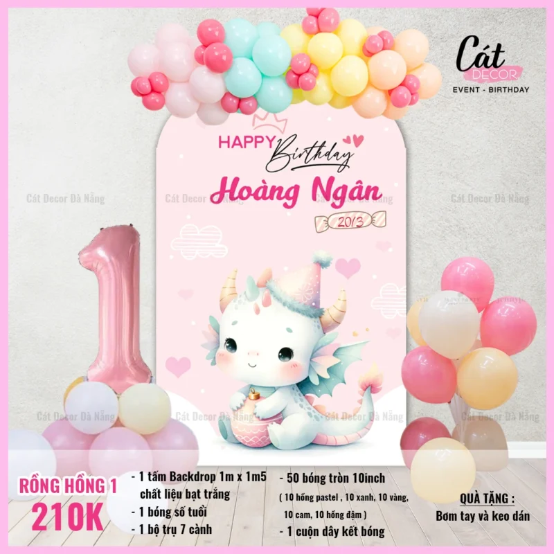 Set bóng bé gái tuổi Rồng