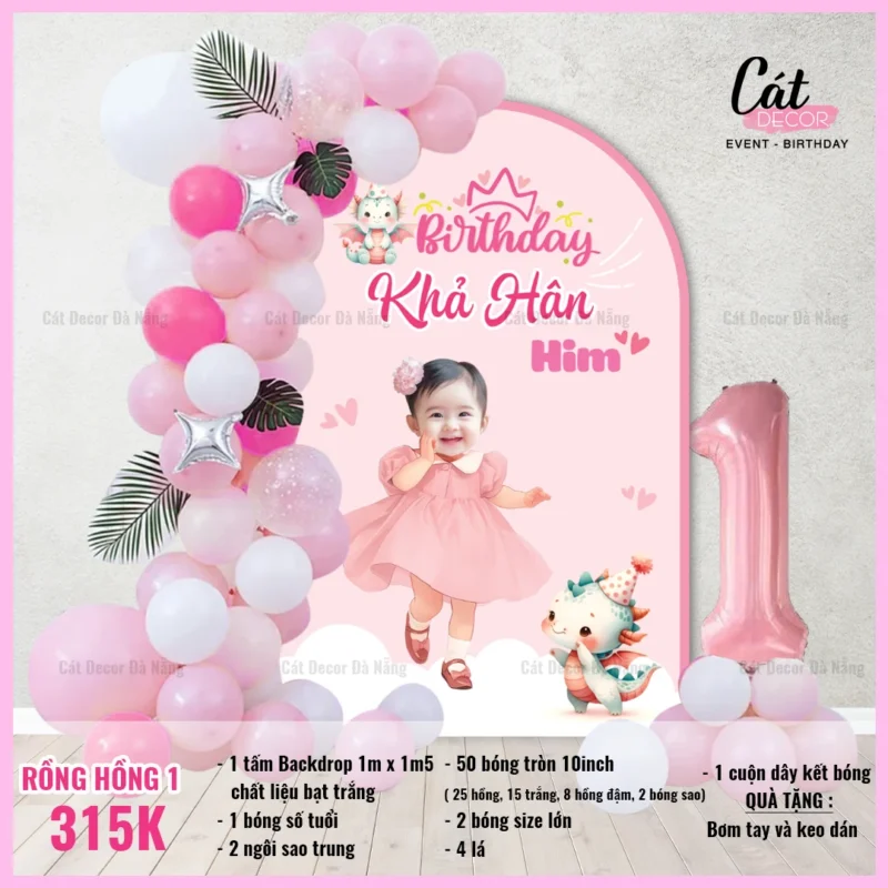 Set bóng Rồng bé gái Chibi