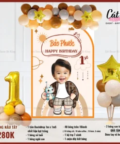 Set bóng Rồng bé trai màu Nâu Tây