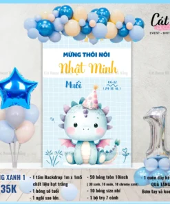 Set bóng thôi nôi tuổi Rồng bé trai 1