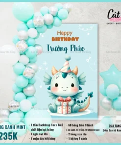 Set bóng Rồng xanh mint