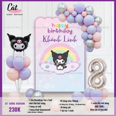 Set sinh nhật Koromi