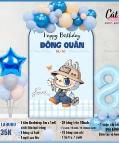 Set bóng Labubu Xanh