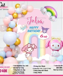 Set sinh nhật Melodi
