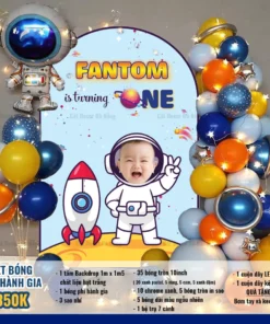 Set bóng phông nền Phi Hành Gia