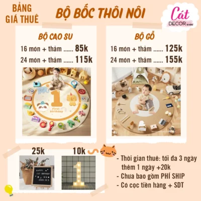 Cho thuê bộ bốc thôi nôi