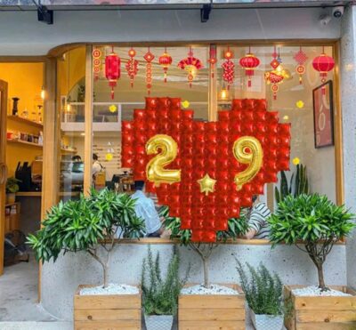 Bóng trái tim khổng lồ kèm sao - Ảnh 3