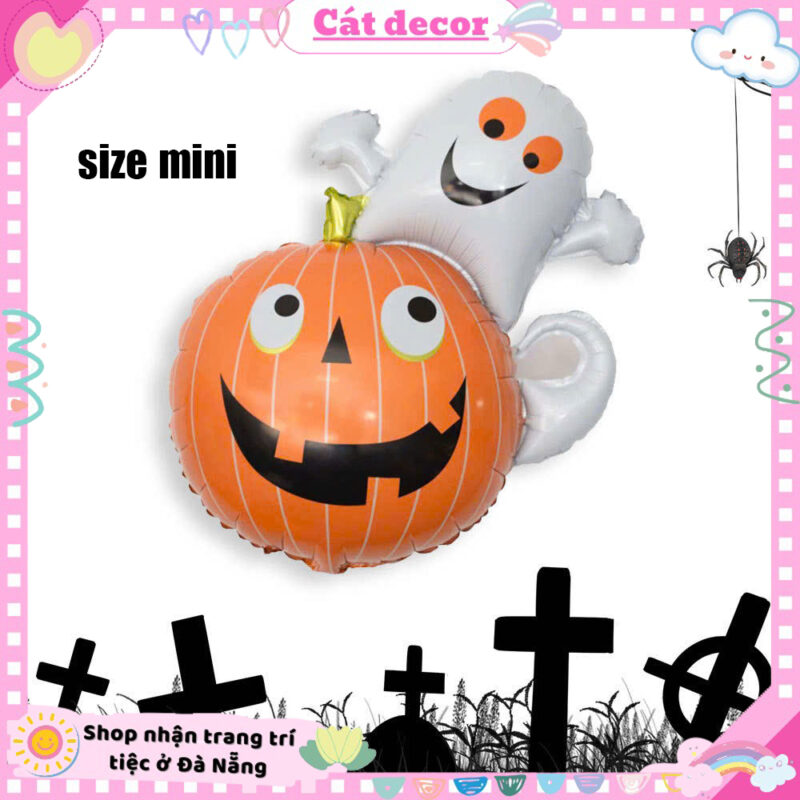 Bóng nhôm Ma bí ngô Halloween