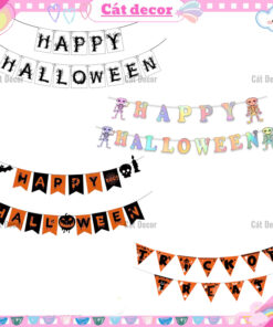 Dây chữ Happy Halloween giấy