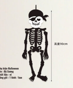 Bộ xương nỉ Halloween