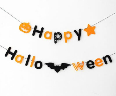 Dây chữ Happy Halloween nỉ - Ảnh 6