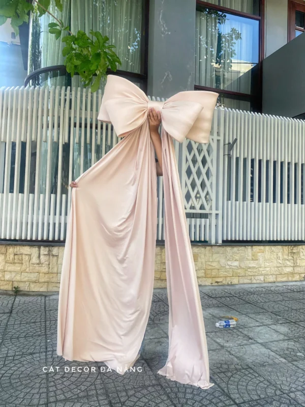 Nơ thun lạnh đuôi rũ