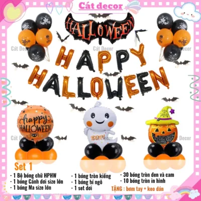 Set bóng Halloween 1