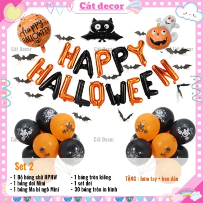 Set bóng Halloween 2