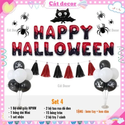 Set bóng Halloween 4