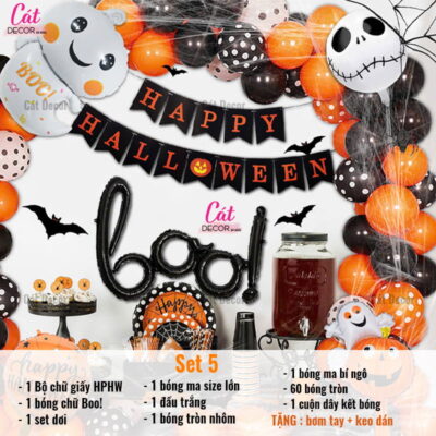 Dây chữ Happy Halloween giấy - Ảnh 3