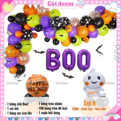 Set bóng Halloween 6