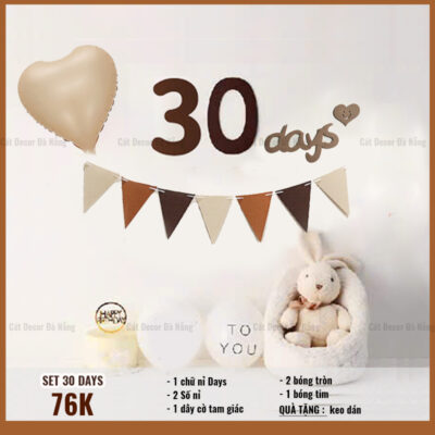 Set bóng Full Month - 30 Days