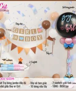 Set bóng trang trí tiệc Baby Shower