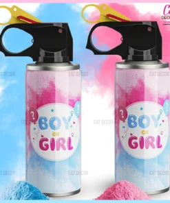 Bình xịt màu xanh hồng Baby Shower