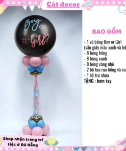 Bóng Boy or Girl - baby Shower