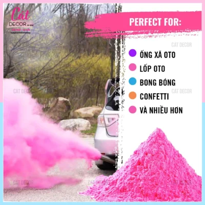 Bột màu xanh hồng cho tiệc Baby Shower - Ảnh 4