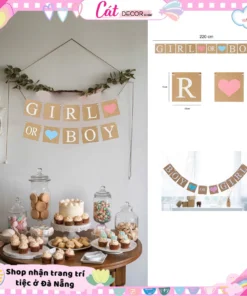 Dây chữ Boy or Girl
