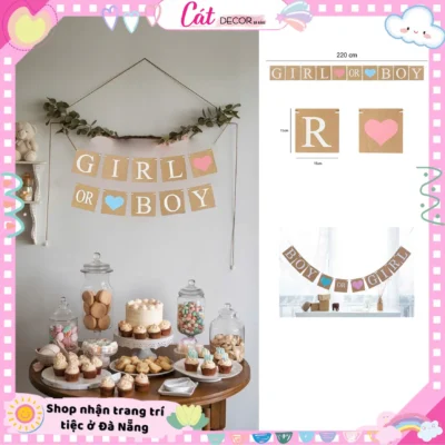 Dây chữ Boy or Girl