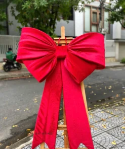 Nơ nhung đỏ đô