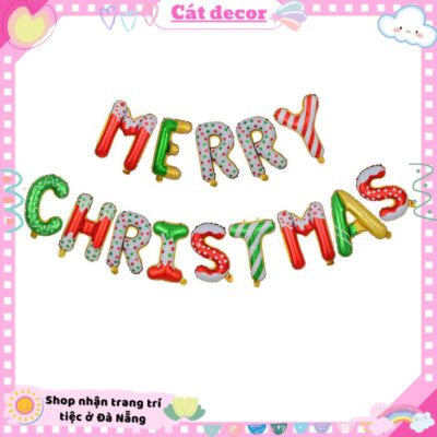 Chữ bóng Merry Christmas Chữ bóng Merry Christmas
