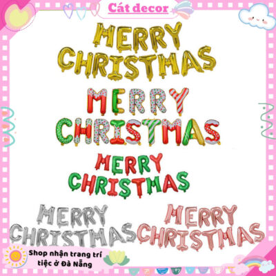 Chữ bóng Merry Christmas