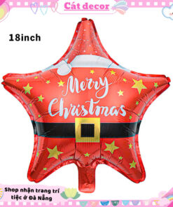 Bóng Sao in chữ Merry Christmas