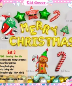 Set bóng trang trí Giáng Sinh 3