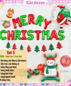 Set bóng trang trí Giáng Sinh 5