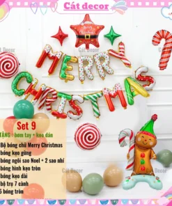 Set bóng trang trí Giáng Sinh 9