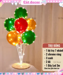 Bộ trụ bóng Merry Christmas 2