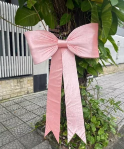 Nơ nhung hồng thường