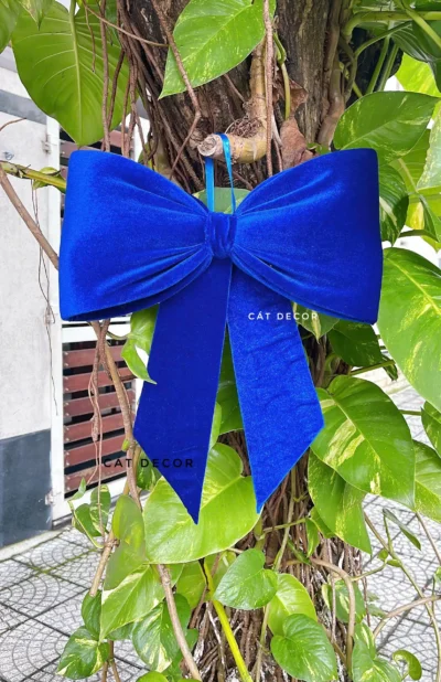 Nơ nhung Xanh Bích xịn Nơ nhung Xanh Bích xịn