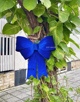 Nơ nhung Xanh Bích xịn