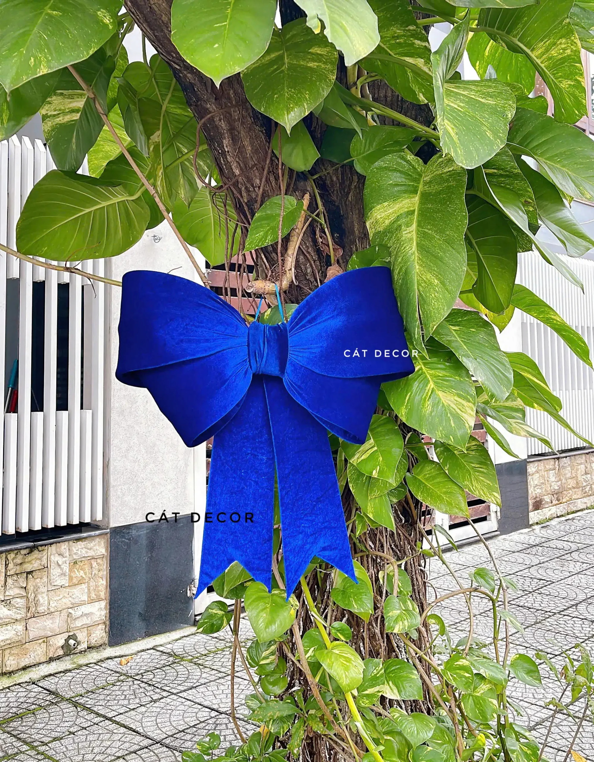 Nơ nhung Xanh Bích xịn Nơ nhung Xanh Bích xịn