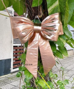 Nơ Rose Gold Ánh Kim