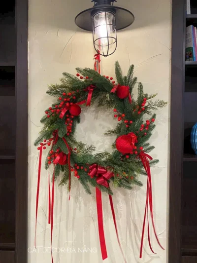 Vòng nguyệt quế treo Giáng Sinh Vòng nguyệt quế treo Giáng Sinh