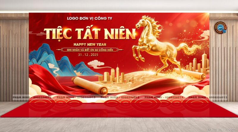 Trang trí Year End Party tại Đà Nẵng