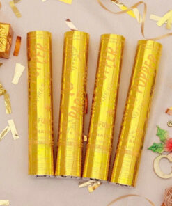 Pháo kim tuyến 40cm vàng / bạc / rose gold