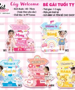 Cây Welcome bé gái tuổi Tỵ